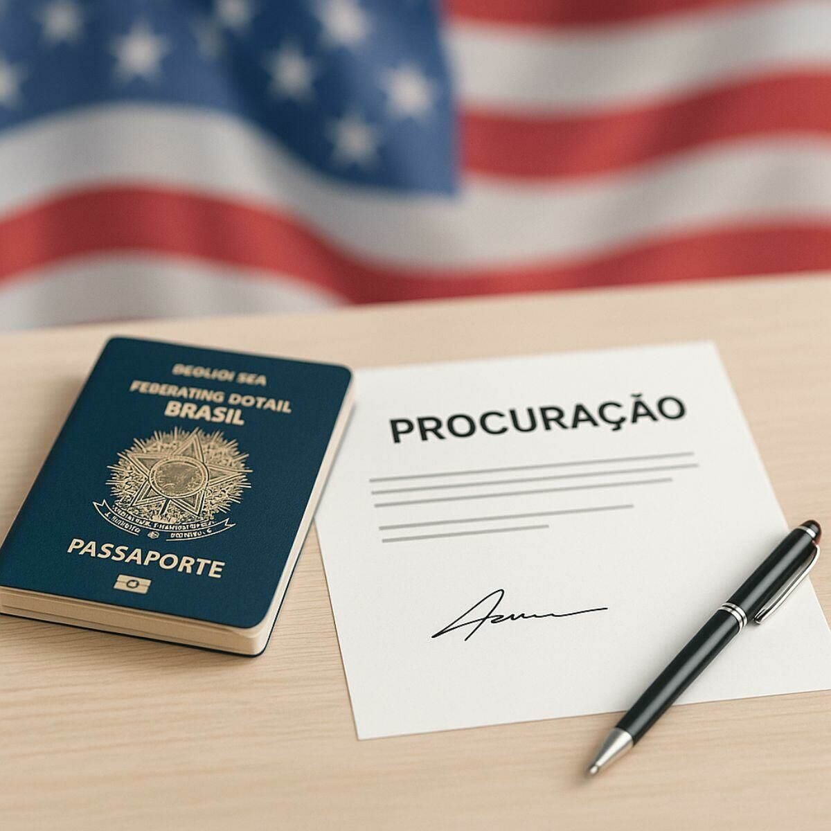 Imagem principal para o artigo Modelo de procuração para retirada de visto americano no CASV da Viaggi Vistos